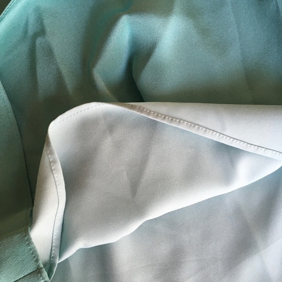 NWT Tibi 100% Tiffany Robins egg blue silk dress M - Picture 10 of 13